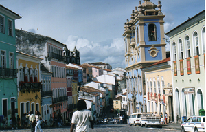 植民地時代の街並みが残る世界文化遺産のSalvador.jpg