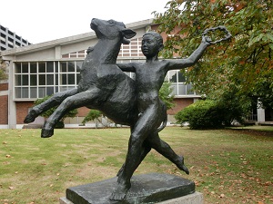 5.「牧童」の像 | 慶應義塾志木高等学校