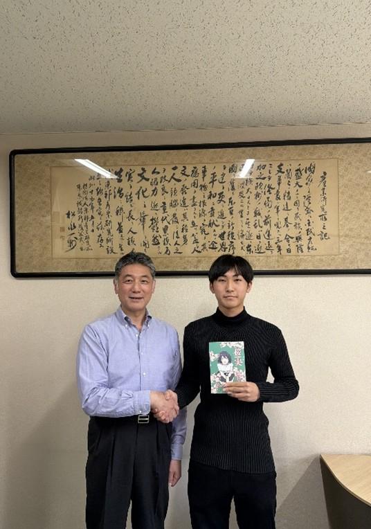 本校2025年度の2学年の生徒10名 第23回斎藤茂吉ジュニア短歌コンクール